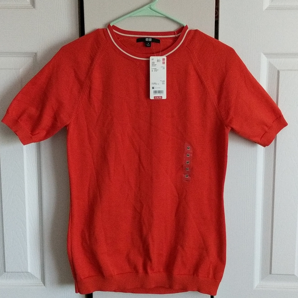 Orange Retro Sweater Tee